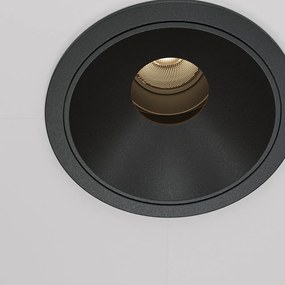 Spot LED incastrabil design tehnic Wise negru