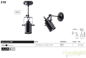 Aplica de perete design Industrial Style LIST 60000
