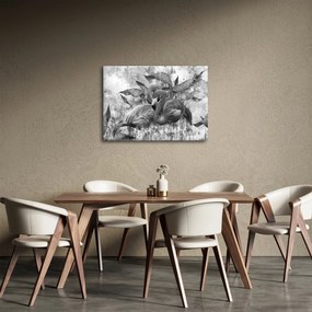 Tablou - Graffiti cu flamingo (70x50 cm)