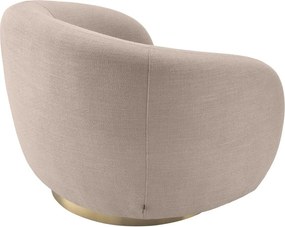 Fotoliu pivotant design elegant Brice, avalon sand 115169 HZ