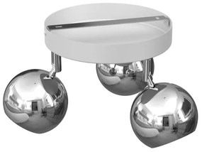 Spot COMET 3xGU10/8W/230V alb/crom lucios