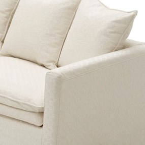 Canapea design LUX Montgomery, Sunbeam off-white