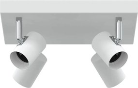 vidaXL Spot de tavan Alb 26,5 x 26 x 11,5 cm Metal