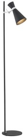 Lampadar reglabil stil industrial LUKKA negru