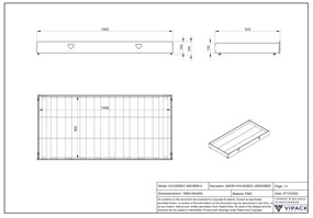 SERTAR AMORI PENTRU Pat copii Vipack ALB