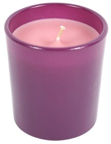 Lumanare parfumata in sticla PURPLE 6,5 cm violet