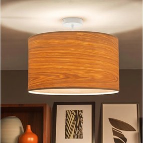 Brilagi - Lustră LED aplicată CERIA 1xE27/60W/230V Ø 45 cm alb/bej