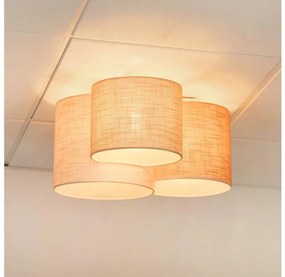 Brilagi - Plafonieră SNAKE 3xE27/15W/230V gri/crem