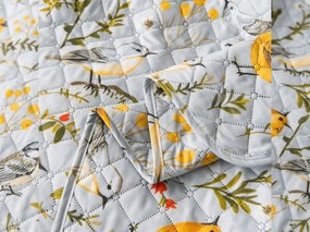 Cuvertura de pat SPRING BIRDS, colorata Dimensiune: 220 x 240 cm