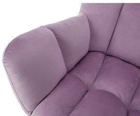 Scaun balansoar design, roz, KEMARO