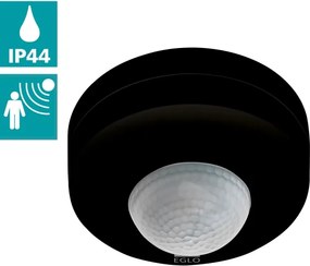 Eglo 97422 - Senzor mișcare exterior DETECT ME 6, 12 m, negru, IP44
