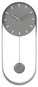 Karlsson 5822GY Ceas de perete cu pendulă, 50 cm