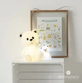 Atmosphera - Lampă LED de veghe pentru copii TEDDY, 3xAA, albă