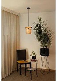Lustră pe cablu Brilagi FOREST 1xE27/15W/230V pin/maro/negru