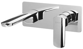 Sapho - Baterie pentru lavoar încastrată MIXONA, 9 x 19,6 cm, crom lucios