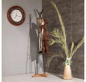 Cuier Myra Pakoworld, negru/maro, D40x160 cm