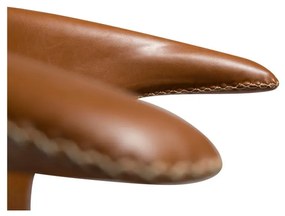 Scaun din piele artificială DAN-FORM Denmark Flair, maro