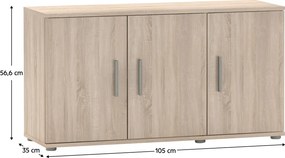 Extensie dulap, stejar sonoma, SERVO TIP 4