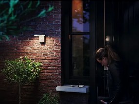 Philips ZONAL LED 1,3W 3,7V IP44 lampă solară de perete cu senzor