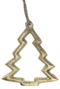Decoratiune din metal auriu 10 cm - modele diverse