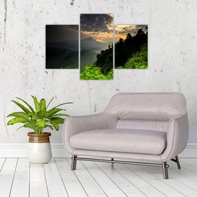Tablou - peisaj montan verde (90x60 cm)