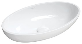 Omnires M+ lavoar 51x30 cm oval de blat alb CreteBP