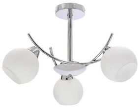 Lustră pe tijă AMOS 3xE27/40W/230V crom lucios