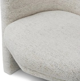 Fotoliu elegant design LUX Watertown, Seashell off white