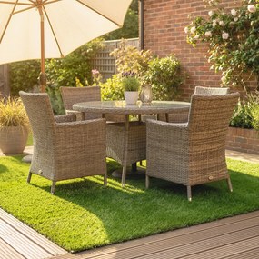 Outsunny Gazon sintetic din 22 piese Covor gazon artificial 30x30 cm cu înălțimea ierbii 25 mm drenaj automat verde | Aosom Romania