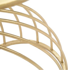 Măsuță auxiliară rotundă cu blat din sticlă ø 35 cm Flush – Mauro Ferretti