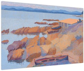 Tablou - Henri Edmond Cross, Calanque des Antibois, reproducere (90x60 cm)