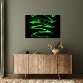 Tablou - valuri neon (90x60 cm)
