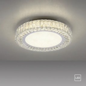 JUST LIGHT. 15222-17 - Plafonieră LED KULUNKA LED/46W/230V crom
