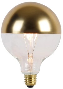 Lampă LED E27 reglabilă G125 oglindă superioară aurie 4W 200 lm 1800K
