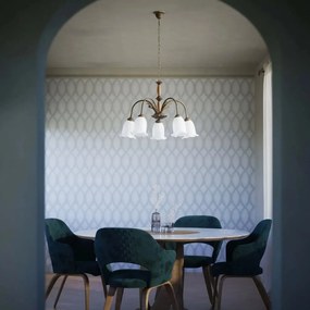 Candelabru design floral romantic Mughetto