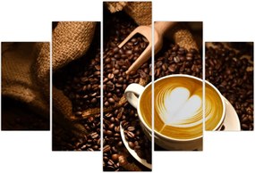 Tablou - O ceașcă de cafea (150x105 cm)