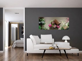 Tablou -Trandafir pentru tine (120x50 cm)