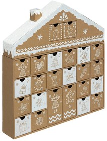 Calendar Advent in forma de casa, 38 x 41 cm