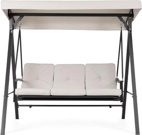 Balansoar de grădină gri antracit/bej din metal Taurus – Bizzotto