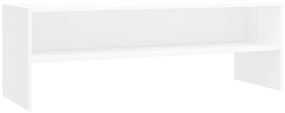 800036 vidaXL Comodă TV, alb, 120 x 40 x 40 cm, lemn prelucrat