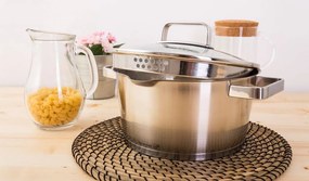 Set de vase G21 Gourmet Magic cu sita,oțel inoxidabil-9piese