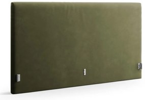 Tăblie de pat verde tapițată 190,5x100 cm Remo – Micadoni