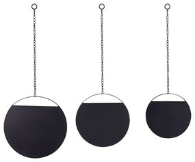 Oglindă de perete Odoza (negru). 1081756