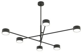 Lustra Emibig Natsu 6 BL negru mat LED GX53