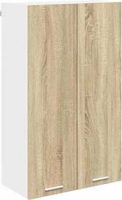 vidaXL Dulap suspendat Stejar Sonoma 60 x 31 x 100 cm Lemn compozit