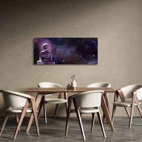 Tablou - Buddha cu florile vieții (120x50 cm)