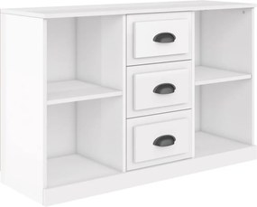 vidaXL Servantă, alb extralucios, 104,5x35,5x67,5 cm, lemn prelucrat