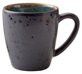 Cană verde/neagră din ceramică 190 ml Gastro Green/Black – Bitz