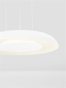 Lustra/Pendul LED design modern EPOSI alba D-40cm