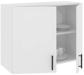 Corp Superior Karo, 2 Usi, Alb, 80 x 30 x 60 cm